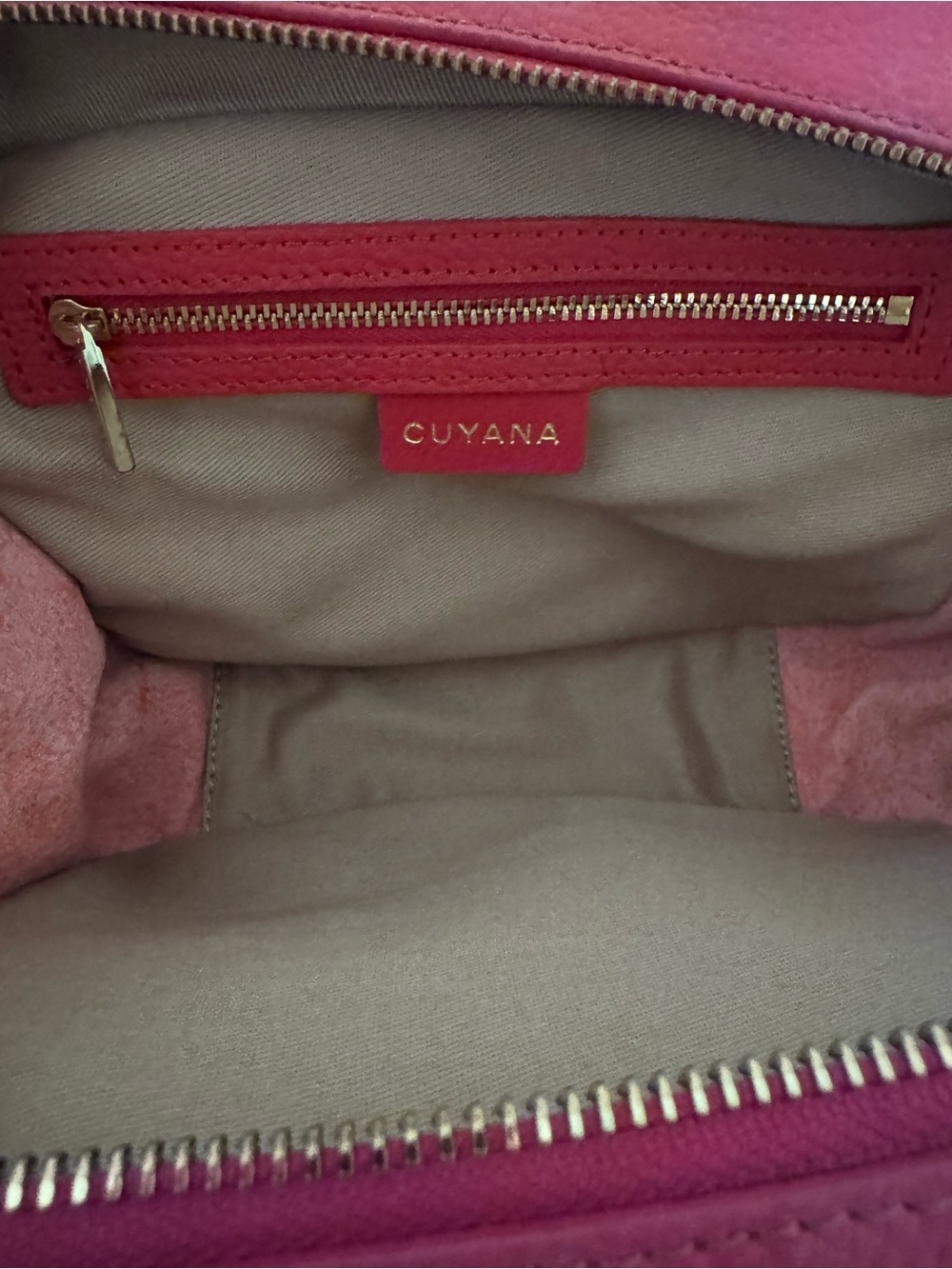 Cuyana Red Pebbled Leather Crossbody with Tassel - Picture 9 of 12